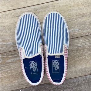 Pinstripe multicolored vans